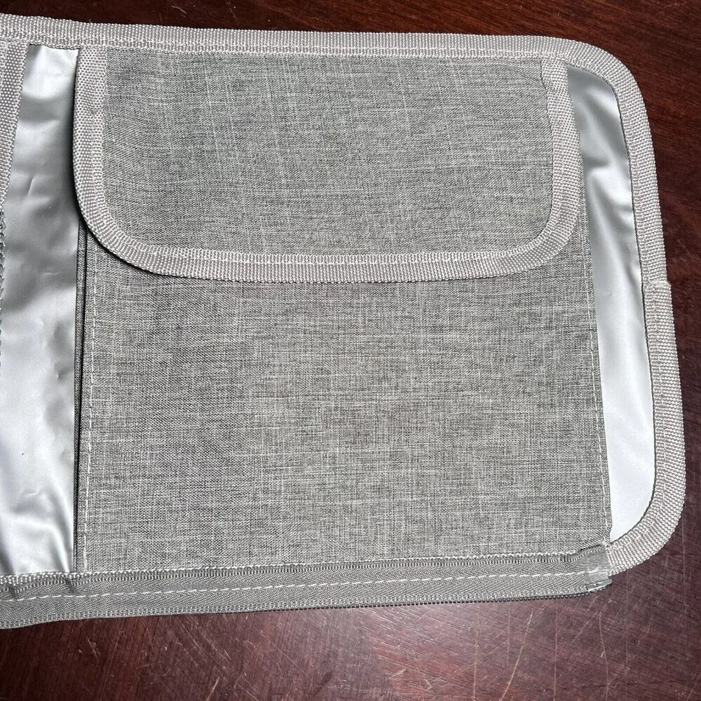 Babalou Baby Portable Changing Pad Compact Travel Multiple Pockets with Strap